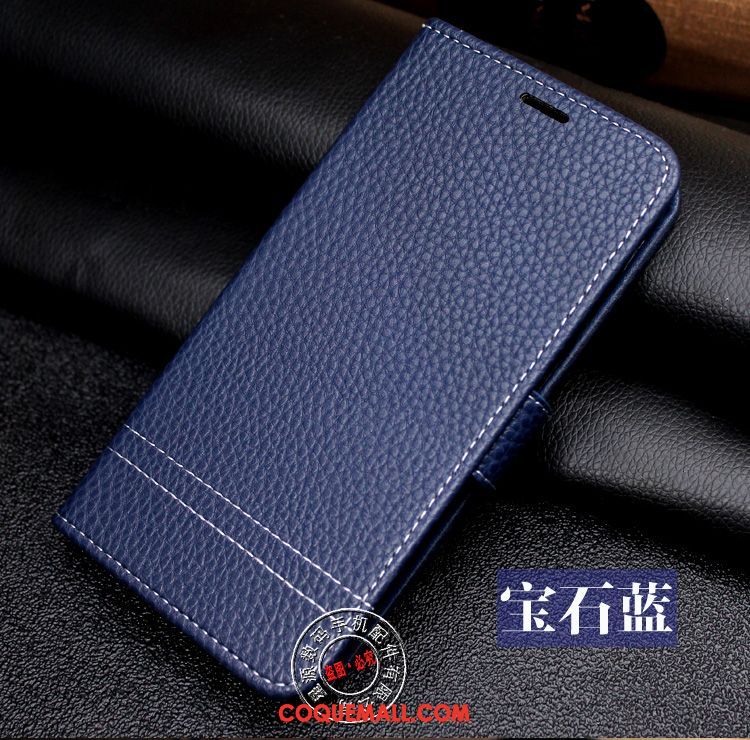 Étui Xiaomi Mi Max 2 Étui En Cuir Carte Portefeuille, Coque Xiaomi Mi Max 2 Téléphone Portable Incassable Braun Beige