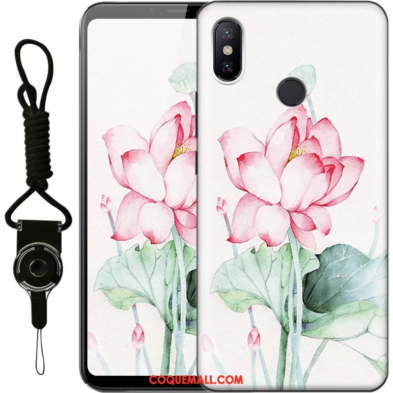 Étui Xiaomi Mi Max 3 Créatif Tout Compris Personnalité, Coque Xiaomi Mi Max 3 Silicone Incassable Beige