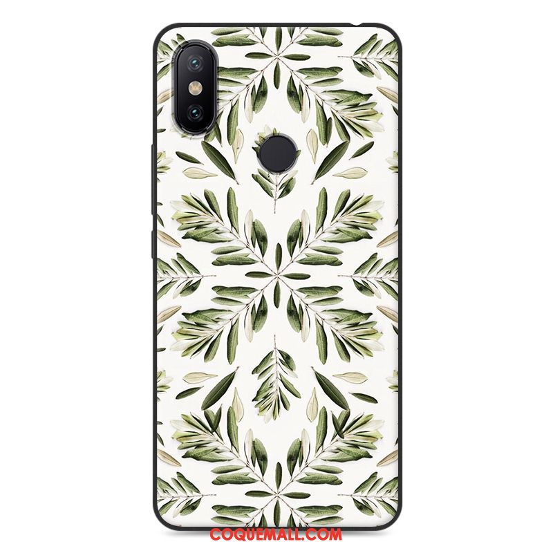 Étui Xiaomi Mi Max 3 Fluide Doux Dessin Animé Nouveau, Coque Xiaomi Mi Max 3 Petit Protection Beige