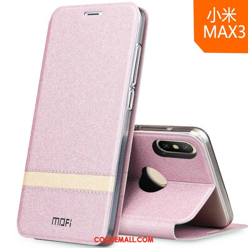 Étui Xiaomi Mi Max 3 Gris Petit Téléphone Portable, Coque Xiaomi Mi Max 3 Silicone Tendance Beige