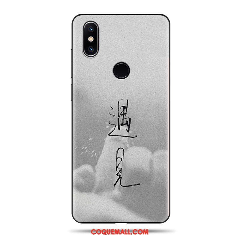 Étui Xiaomi Mi Max 3 Personnalisé Protection Incassable, Coque Xiaomi Mi Max 3 Petit Téléphone Portable Beige