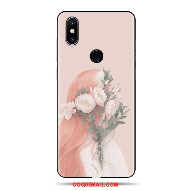 Étui Xiaomi Mi Max 3 Personnalisé Protection Incassable, Coque Xiaomi Mi Max 3 Petit Téléphone Portable Beige