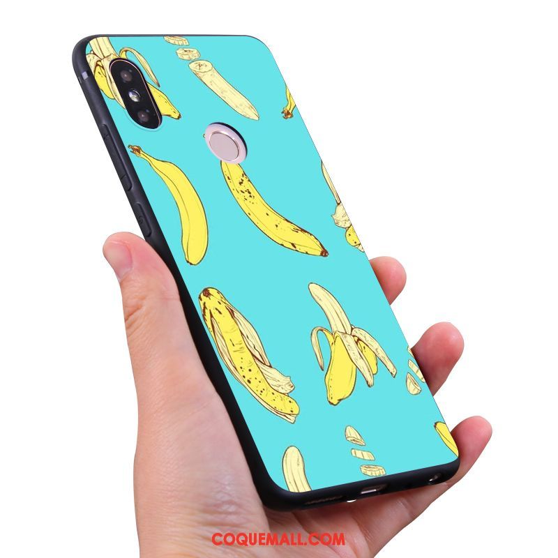 Étui Xiaomi Mi Max 3 Petit Tout Compris Fraise, Coque Xiaomi Mi Max 3 Pastèque Fruit Beige