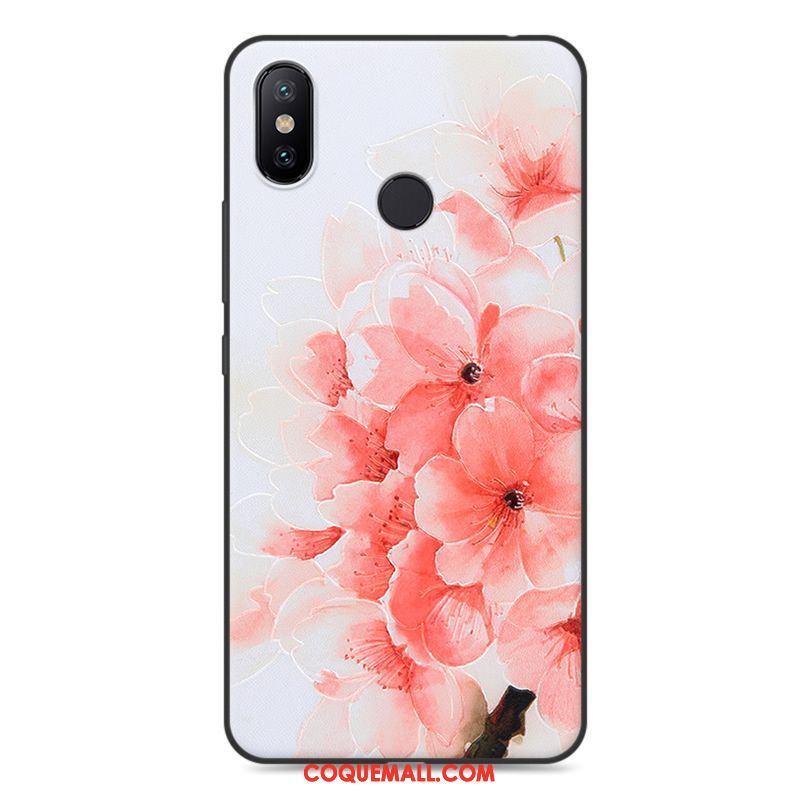 Étui Xiaomi Mi Max 3 Protection Rose Incassable, Coque Xiaomi Mi Max 3 Téléphone Portable Tendance Beige