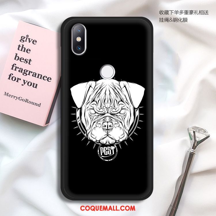 Étui Xiaomi Mi Max 3 Protection Téléphone Portable Délavé En Daim, Coque Xiaomi Mi Max 3 Fluide Doux Marque De Tendance Beige