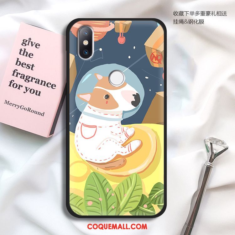 Étui Xiaomi Mi Max 3 Protection Téléphone Portable Délavé En Daim, Coque Xiaomi Mi Max 3 Fluide Doux Marque De Tendance Beige