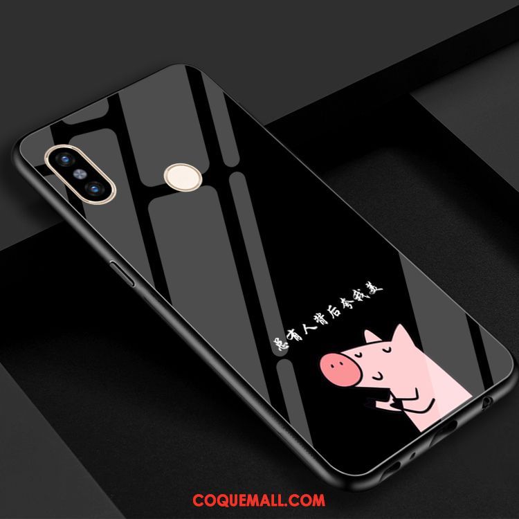 Étui Xiaomi Mi Max 3 Téléphone Portable Mignonne Rouge, Coque Xiaomi Mi Max 3 Dessin Animé Charmant Beige