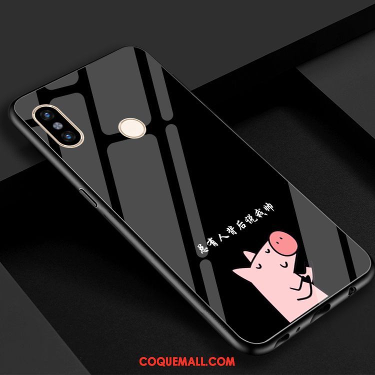 Étui Xiaomi Mi Max 3 Téléphone Portable Mignonne Rouge, Coque Xiaomi Mi Max 3 Dessin Animé Charmant Beige