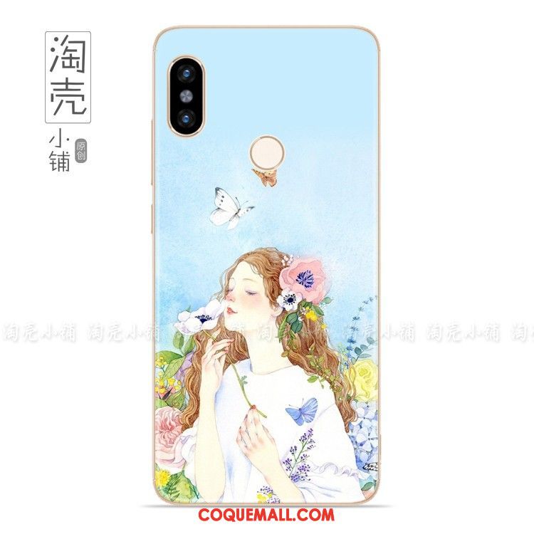 Étui Xiaomi Mi Max 3 Téléphone Portable Peinte À La Main Protection, Coque Xiaomi Mi Max 3 Frais Incassable Beige