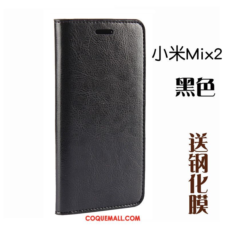 Étui Xiaomi Mi Mix 2 Petit Incassable Téléphone Portable, Coque Xiaomi Mi Mix 2 Tout Compris Protection Braun Beige