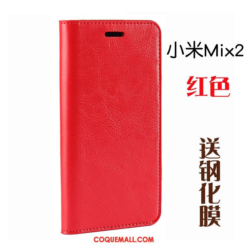 Étui Xiaomi Mi Mix 2 Petit Incassable Téléphone Portable, Coque Xiaomi Mi Mix 2 Tout Compris Protection Braun Beige