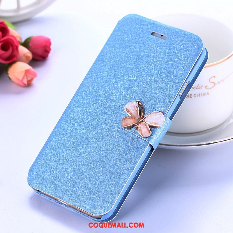 Étui Xiaomi Mi Mix 2 Protection Étui En Cuir Petit, Coque Xiaomi Mi Mix 2 Bleu Téléphone Portable Beige