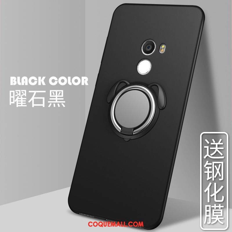 Étui Xiaomi Mi Mix 2 Silicone Amoureux Simple, Coque Xiaomi Mi Mix 2 Incassable Protection Beige