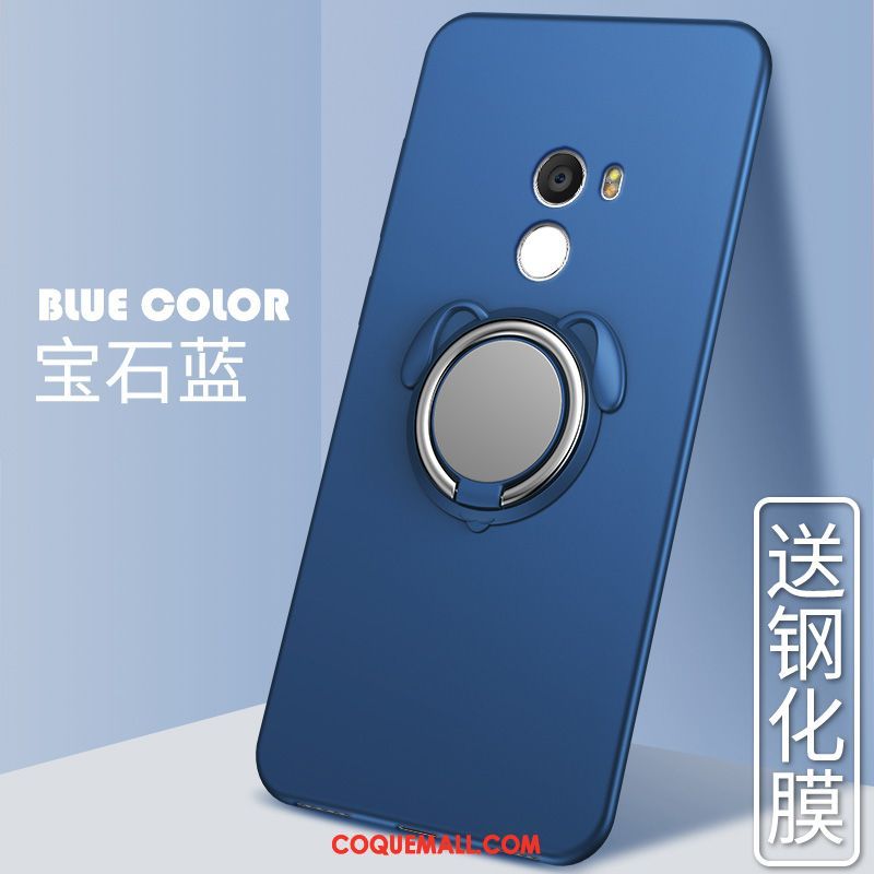 Étui Xiaomi Mi Mix 2 Silicone Amoureux Simple, Coque Xiaomi Mi Mix 2 Incassable Protection Beige