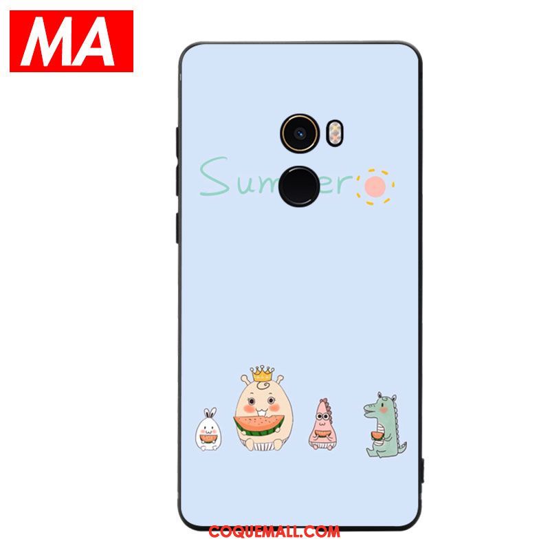 Étui Xiaomi Mi Mix 2 Silicone Créatif Charmant, Coque Xiaomi Mi Mix 2 Téléphone Portable Animal Beige