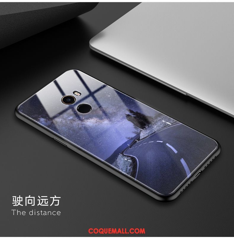 Étui Xiaomi Mi Mix 2 Tout Compris Silicone Nouveau, Coque Xiaomi Mi Mix 2 Net Rouge Personnalisé Beige