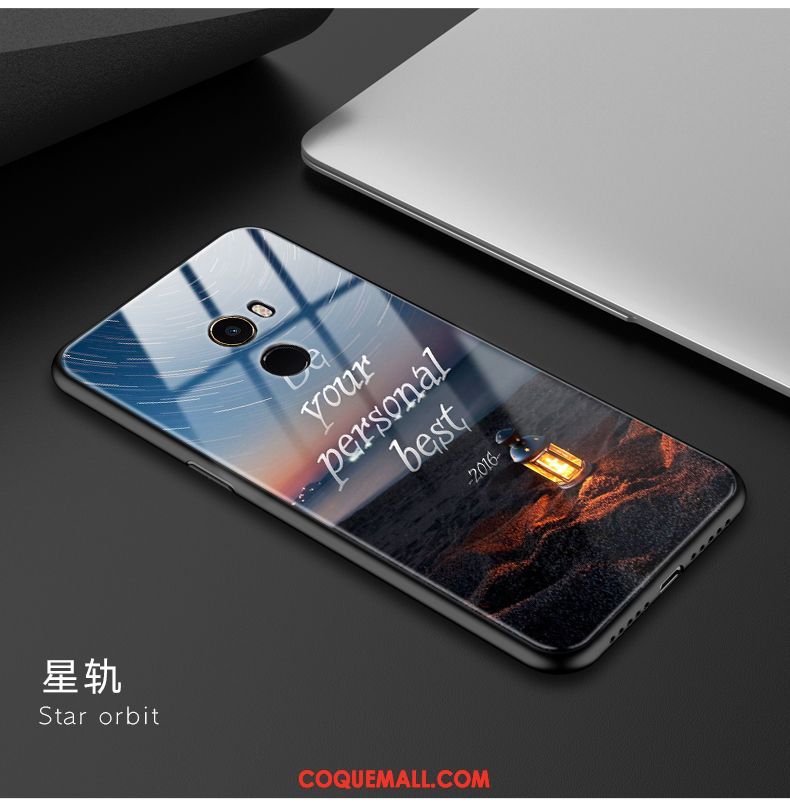 Étui Xiaomi Mi Mix 2 Tout Compris Silicone Nouveau, Coque Xiaomi Mi Mix 2 Net Rouge Personnalisé Beige