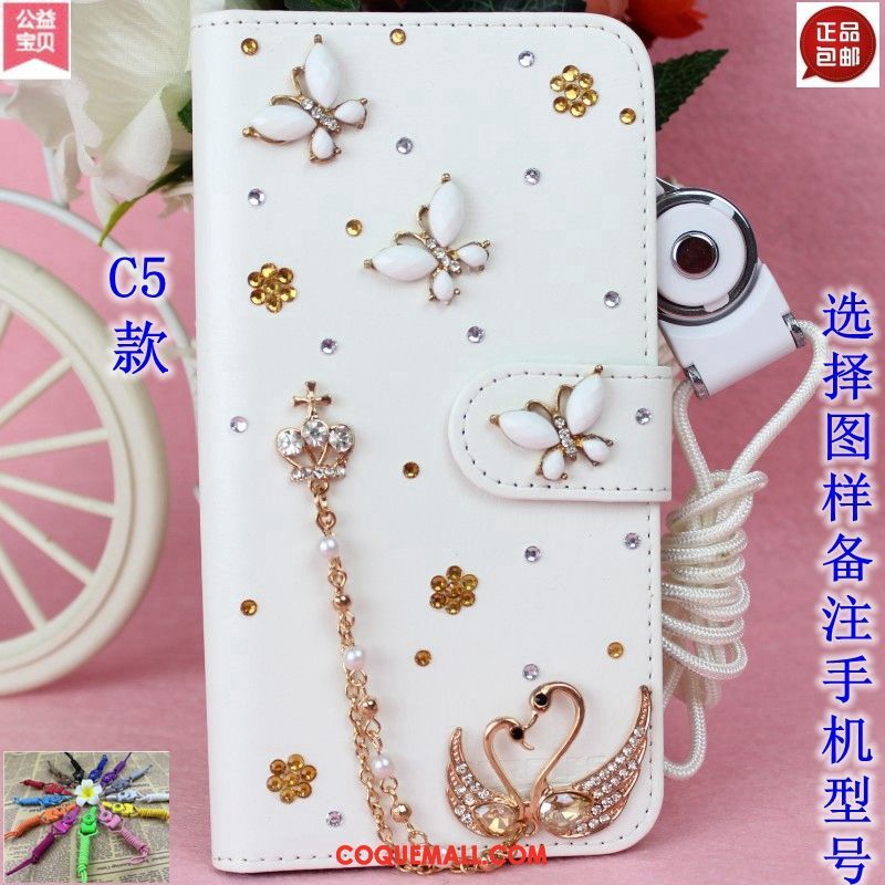 Étui Xiaomi Mi Mix 2 Téléphone Portable Petit Ornements Suspendus, Coque Xiaomi Mi Mix 2 Blanc Tendance Beige