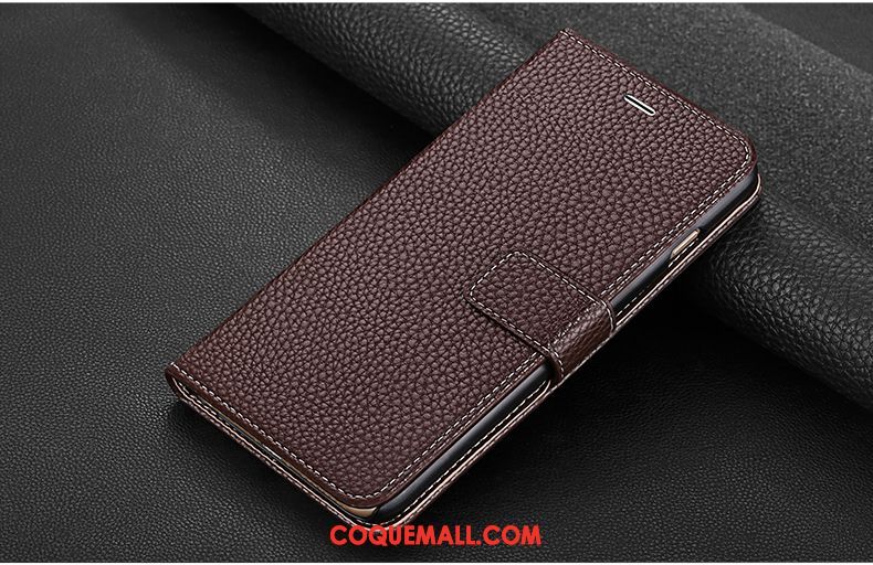 Étui Xiaomi Mi Mix 2 Téléphone Portable Tout Compris Étui En Cuir, Coque Xiaomi Mi Mix 2 Petit Noir Beige