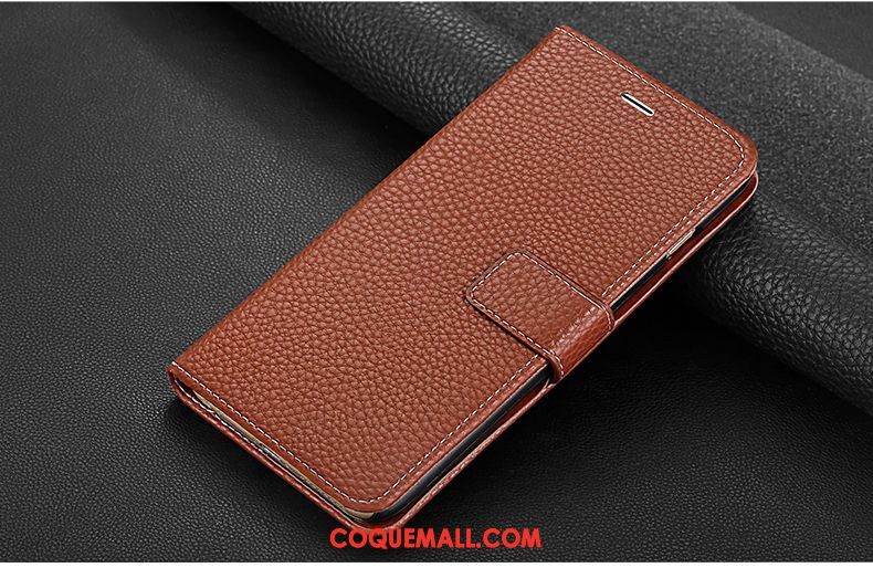 Étui Xiaomi Mi Mix 2 Téléphone Portable Tout Compris Étui En Cuir, Coque Xiaomi Mi Mix 2 Petit Noir Beige