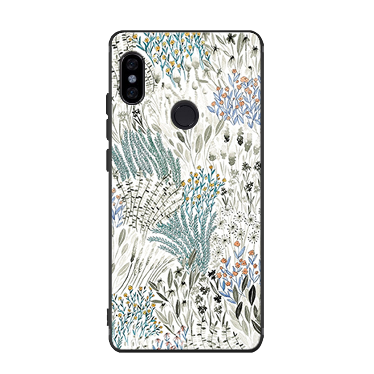 Étui Xiaomi Mi Mix 2s Bordure Incassable Créatif, Coque Xiaomi Mi Mix 2s Téléphone Portable Silicone Beige