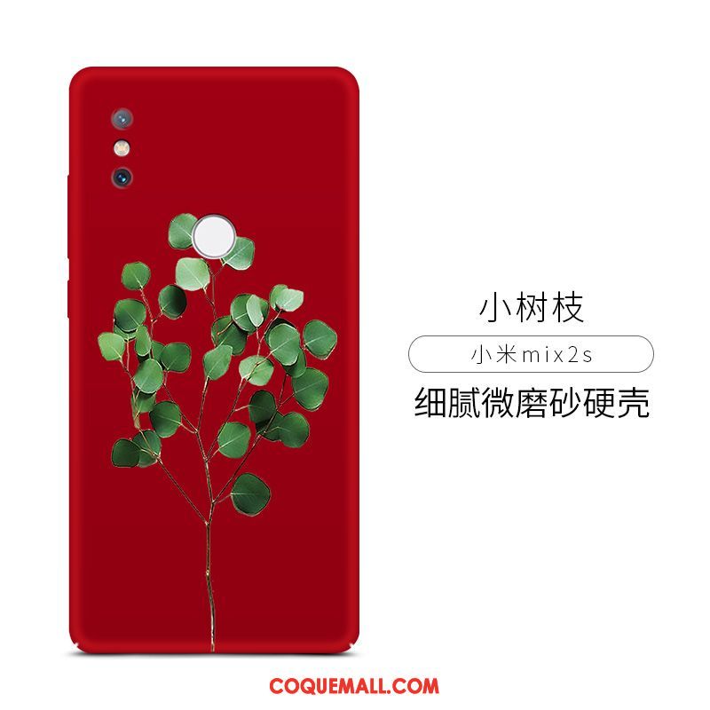 Étui Xiaomi Mi Mix 2s Charmant Tout Compris Incassable, Coque Xiaomi Mi Mix 2s Téléphone Portable Personnalité Beige