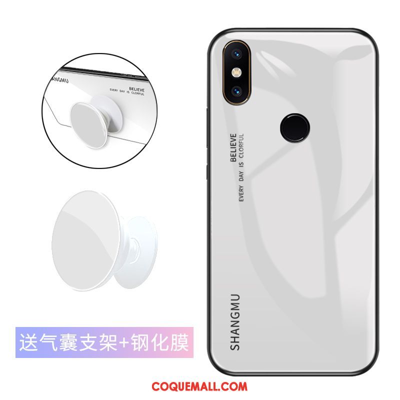 Étui Xiaomi Mi Mix 2s Difficile Modèle Fleurie Nouveau, Coque Xiaomi Mi Mix 2s Personnalité Tendance Beige