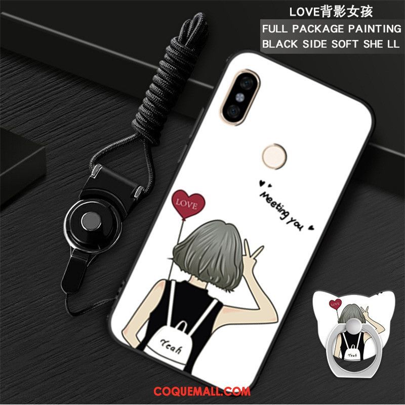 Étui Xiaomi Mi Mix 2s Marque De Tendance Mode Ornements Suspendus, Coque Xiaomi Mi Mix 2s Protection Tout Compris Beige