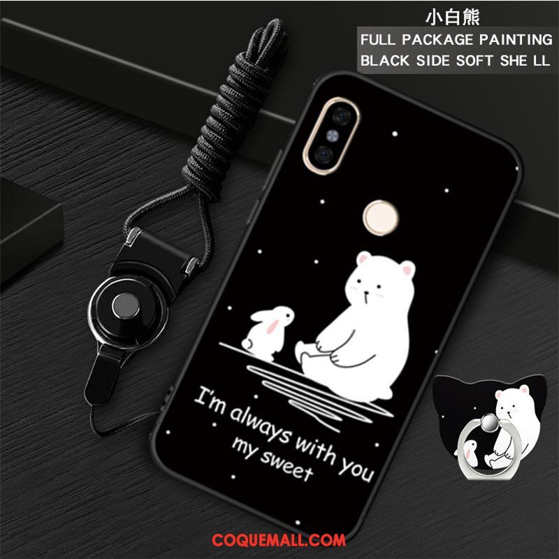 Étui Xiaomi Mi Mix 2s Marque De Tendance Mode Ornements Suspendus, Coque Xiaomi Mi Mix 2s Protection Tout Compris Beige