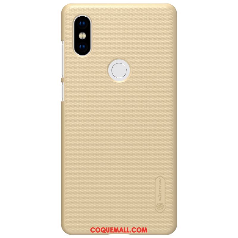 Étui Xiaomi Mi Mix 2s Or Petit Difficile, Coque Xiaomi Mi Mix 2s Téléphone Portable Délavé En Daim Beige