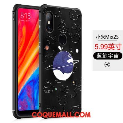 Étui Xiaomi Mi Mix 2s Personnalité Marque De Tendance Téléphone Portable, Coque Xiaomi Mi Mix 2s Tout Compris Incassable Beige