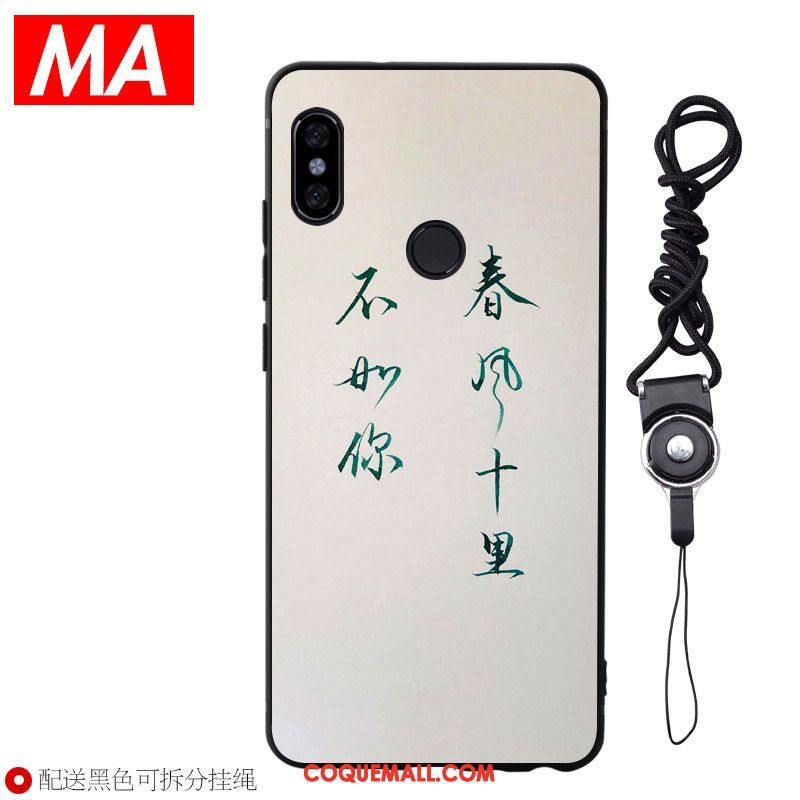 Étui Xiaomi Mi Mix 2s Protection Petit Art, Coque Xiaomi Mi Mix 2s Silicone Téléphone Portable Beige