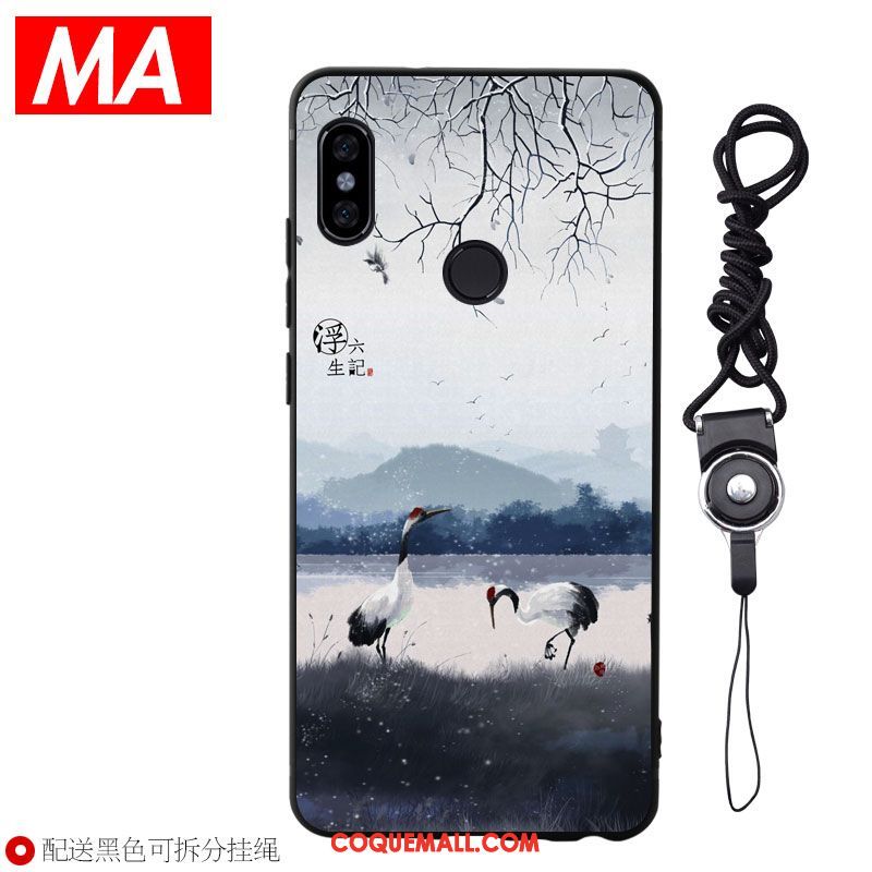 Étui Xiaomi Mi Mix 2s Protection Petit Art, Coque Xiaomi Mi Mix 2s Silicone Téléphone Portable Beige