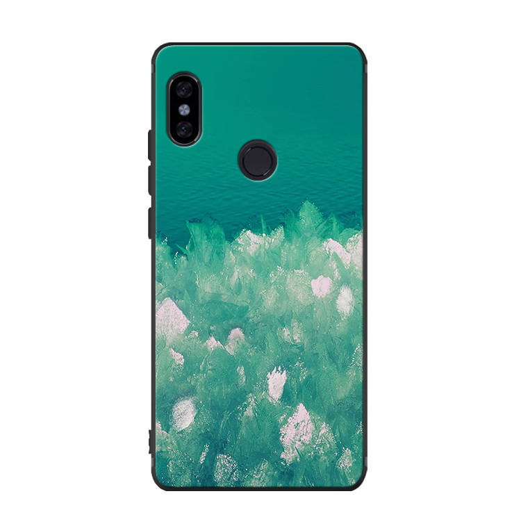 Étui Xiaomi Mi Mix 2s Protection Petit Vert, Coque Xiaomi Mi Mix 2s Tout Compris Silicone Beige