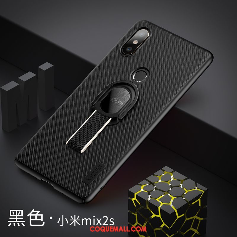 Étui Xiaomi Mi Mix 2s Silicone Délavé En Daim Incassable, Coque Xiaomi Mi Mix 2s Difficile Ultra Beige