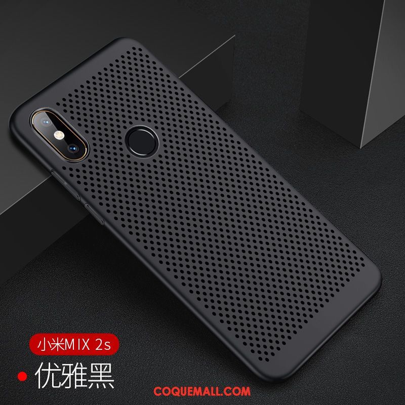 Étui Xiaomi Mi Mix 2s Téléphone Portable Tout Compris Rouge, Coque Xiaomi Mi Mix 2s Tendance Foncé Beige