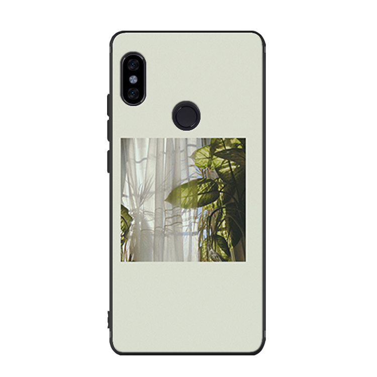 Étui Xiaomi Mi Mix 2s Téléphone Portable Vert Ornements Suspendus, Coque Xiaomi Mi Mix 2s Silicone Noir Beige