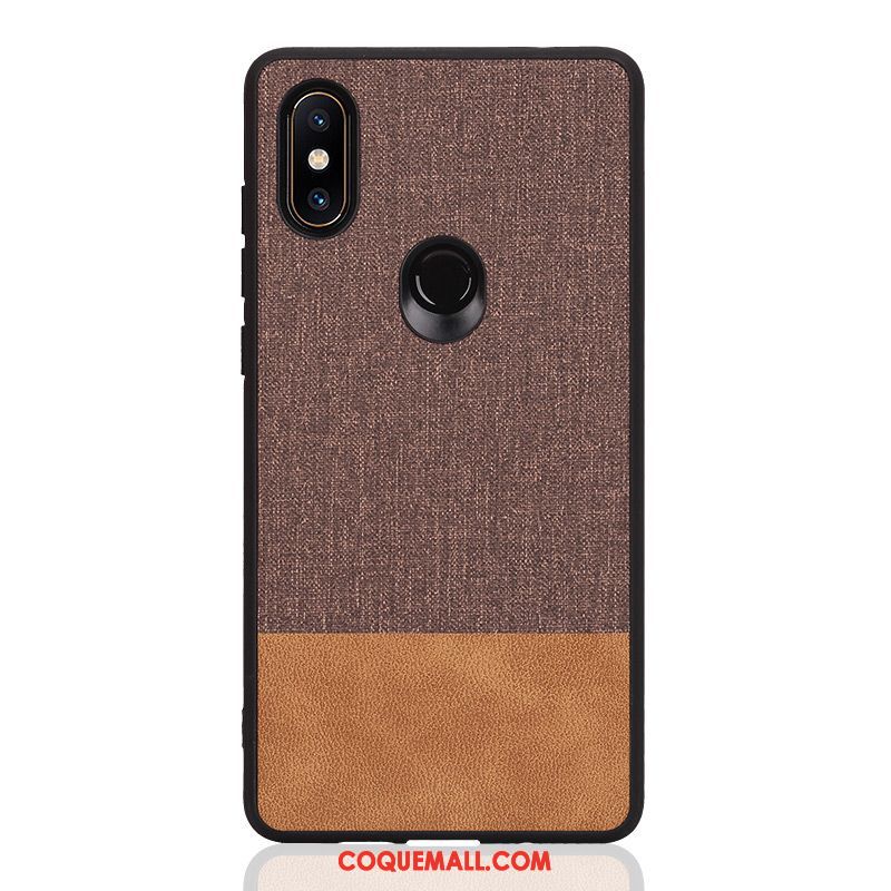 Étui Xiaomi Mi Mix 3 Créatif Silicone Délavé En Daim, Coque Xiaomi Mi Mix 3 Marque De Tendance Nouveau Beige