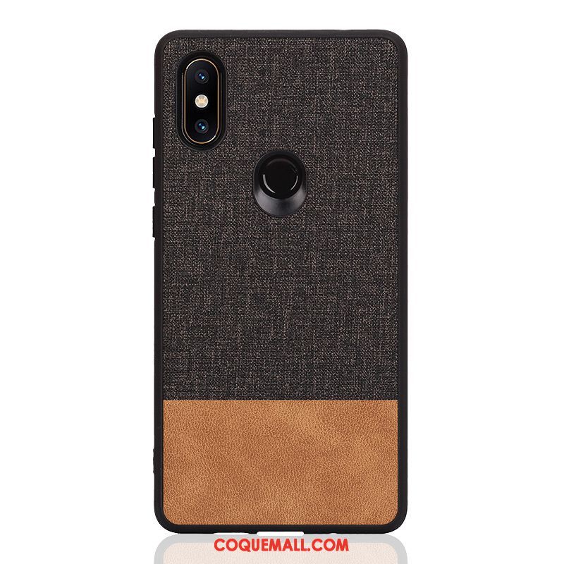 Étui Xiaomi Mi Mix 3 Créatif Silicone Délavé En Daim, Coque Xiaomi Mi Mix 3 Marque De Tendance Nouveau Beige