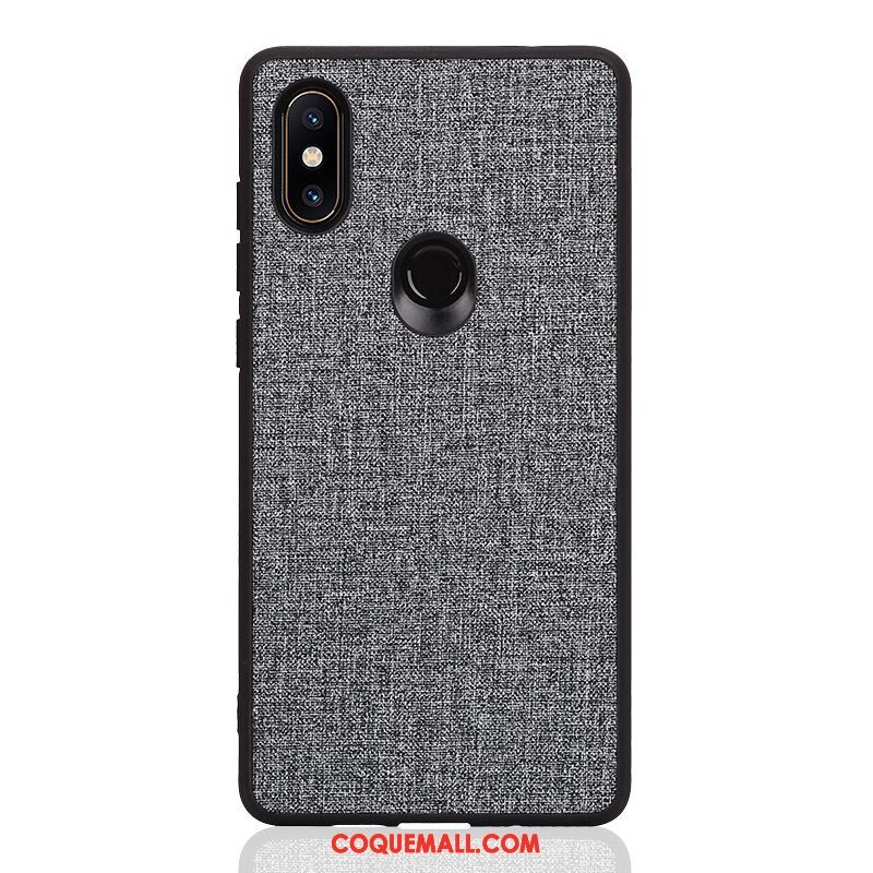 Étui Xiaomi Mi Mix 3 Créatif Silicone Délavé En Daim, Coque Xiaomi Mi Mix 3 Marque De Tendance Nouveau Beige