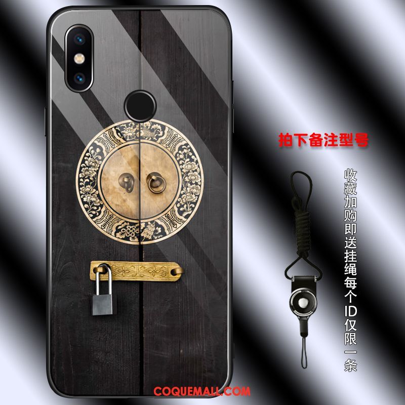 Étui Xiaomi Mi Mix 3 Incassable Ornements Suspendus Protection, Coque Xiaomi Mi Mix 3 Téléphone Portable Tout Compris Beige