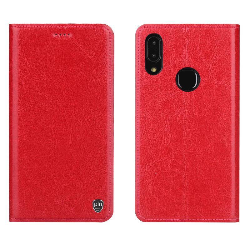 Étui Xiaomi Mi Mix 3 Jaune Petit Cuir Véritable, Coque Xiaomi Mi Mix 3 Téléphone Portable Incassable Beige