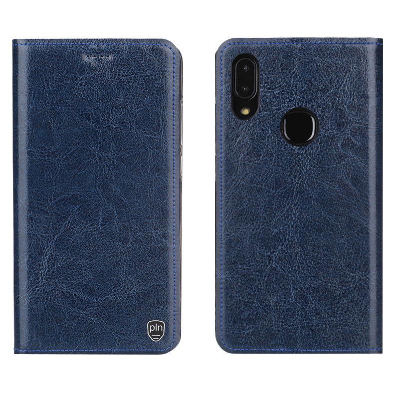 Étui Xiaomi Mi Mix 3 Jaune Petit Cuir Véritable, Coque Xiaomi Mi Mix 3 Téléphone Portable Incassable Beige