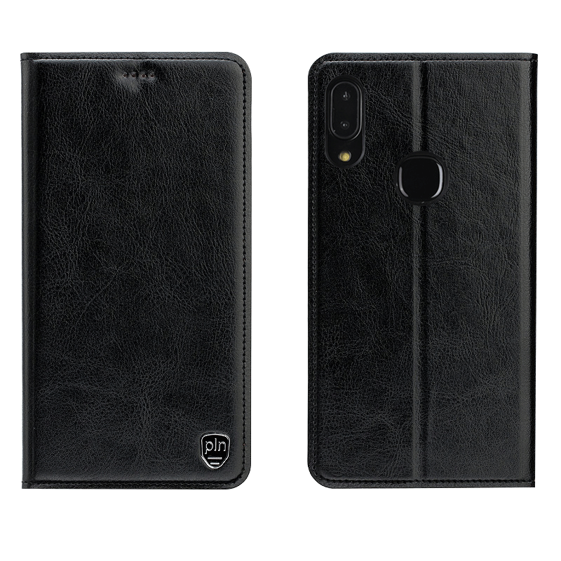 Étui Xiaomi Mi Mix 3 Jaune Petit Cuir Véritable, Coque Xiaomi Mi Mix 3 Téléphone Portable Incassable Beige