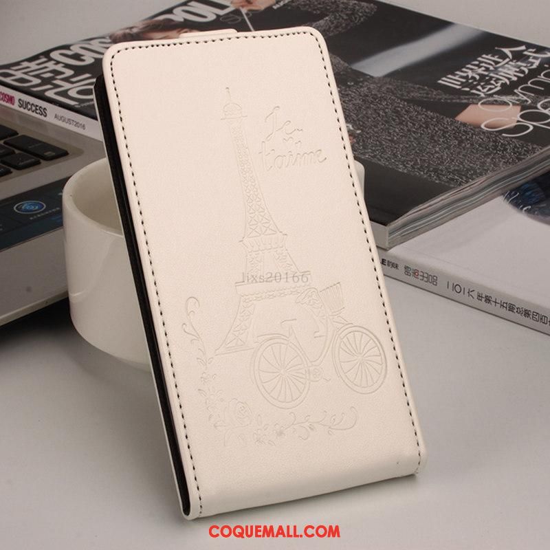 Étui Xiaomi Mi Mix 3 Modèle Fleurie Téléphone Portable Vent, Coque Xiaomi Mi Mix 3 Petit Protection Beige