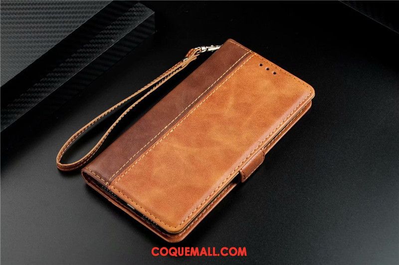 Étui Xiaomi Mi Mix 3 Ornements Suspendus Carte Étui En Cuir, Coque Xiaomi Mi Mix 3 Nouveau Incassable Braun