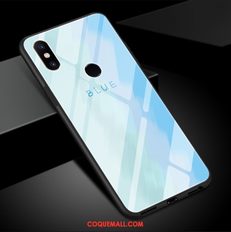 Étui Xiaomi Mi Mix 3 Protection Verre Trempé Simple, Coque Xiaomi Mi Mix 3 Nouveau Fluide Doux Beige