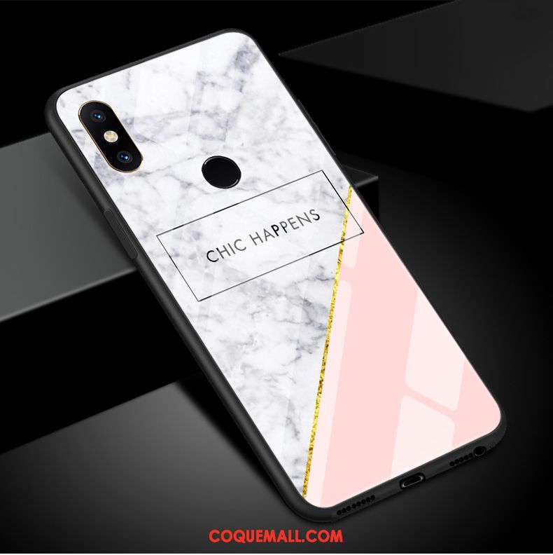 Étui Xiaomi Mi Mix 3 Protection Verre Trempé Simple, Coque Xiaomi Mi Mix 3 Nouveau Fluide Doux Beige