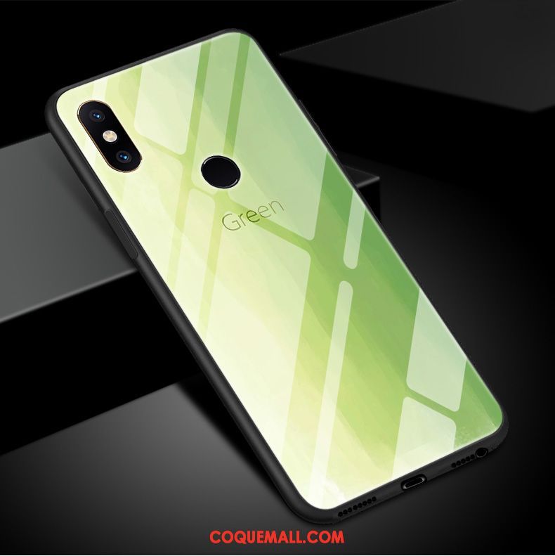 Étui Xiaomi Mi Mix 3 Protection Verre Trempé Simple, Coque Xiaomi Mi Mix 3 Nouveau Fluide Doux Beige