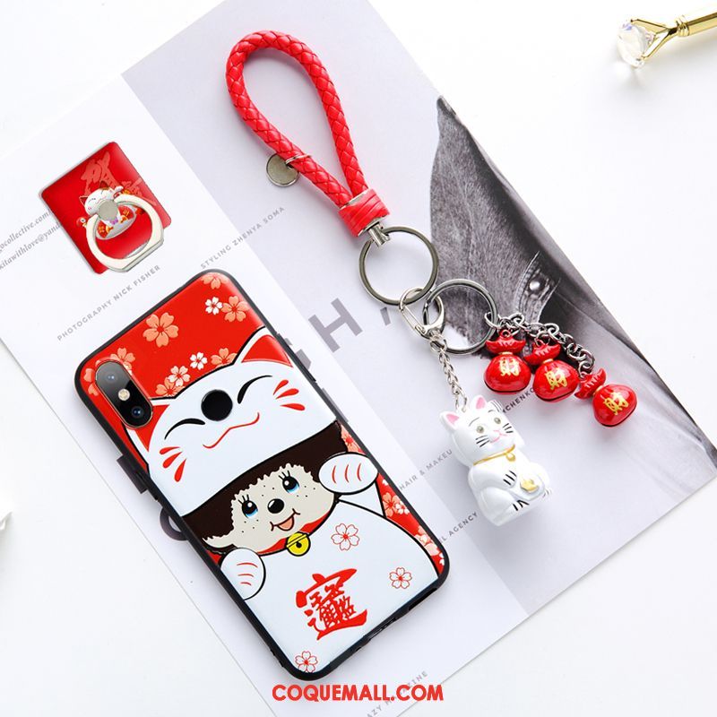 Étui Xiaomi Mi Mix 3 Rouge Petit Téléphone Portable, Coque Xiaomi Mi Mix 3 Tout Compris Incassable Beige
